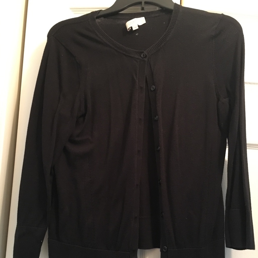 Black Loft size M cardigan
